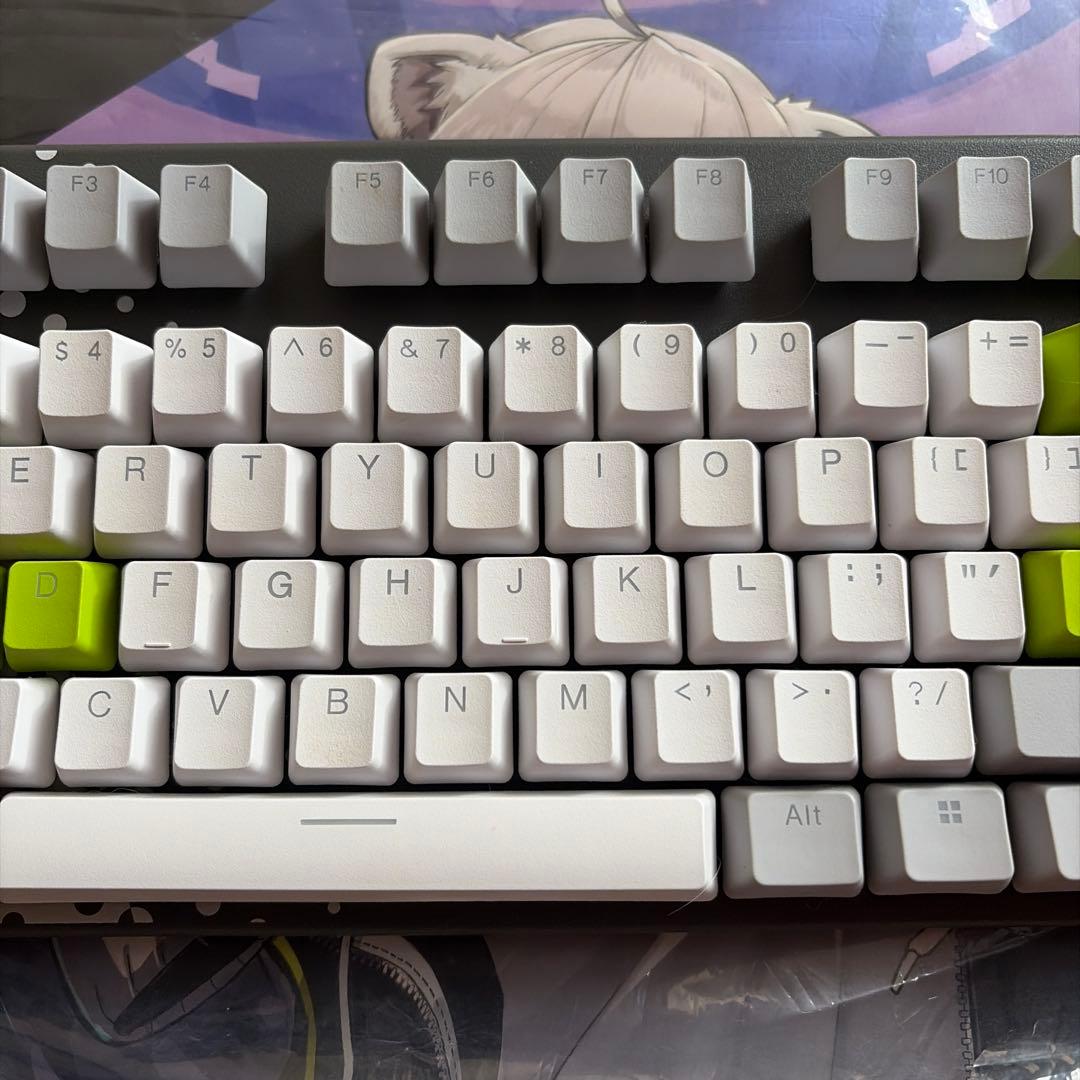 REALFORCE×hololive GX1 獅白ぼたん 英語配列
