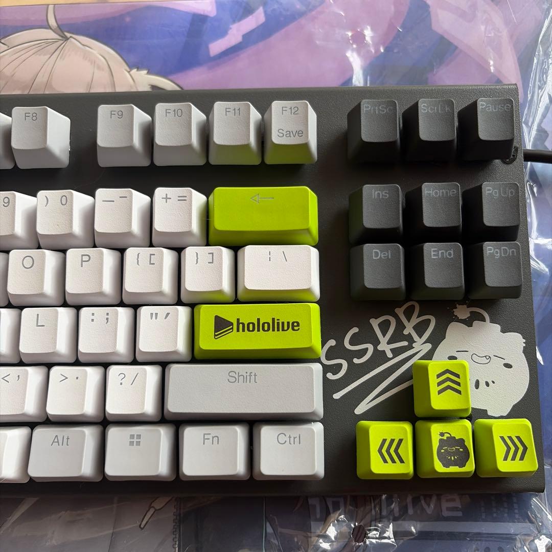 REALFORCE×hololive GX1 獅白ぼたん 英語配列