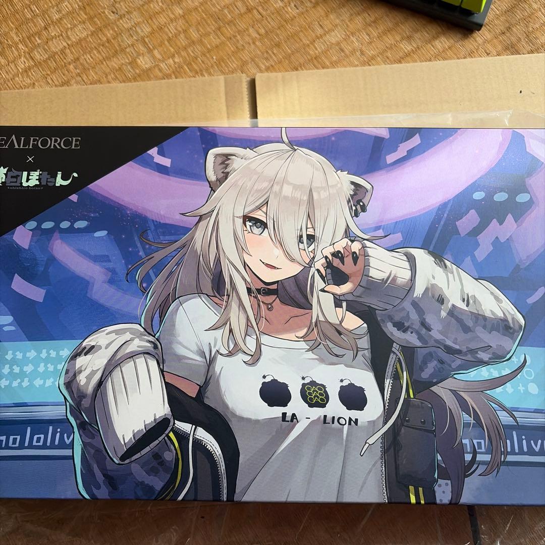 REALFORCE×hololive GX1 獅白ぼたん 英語配列