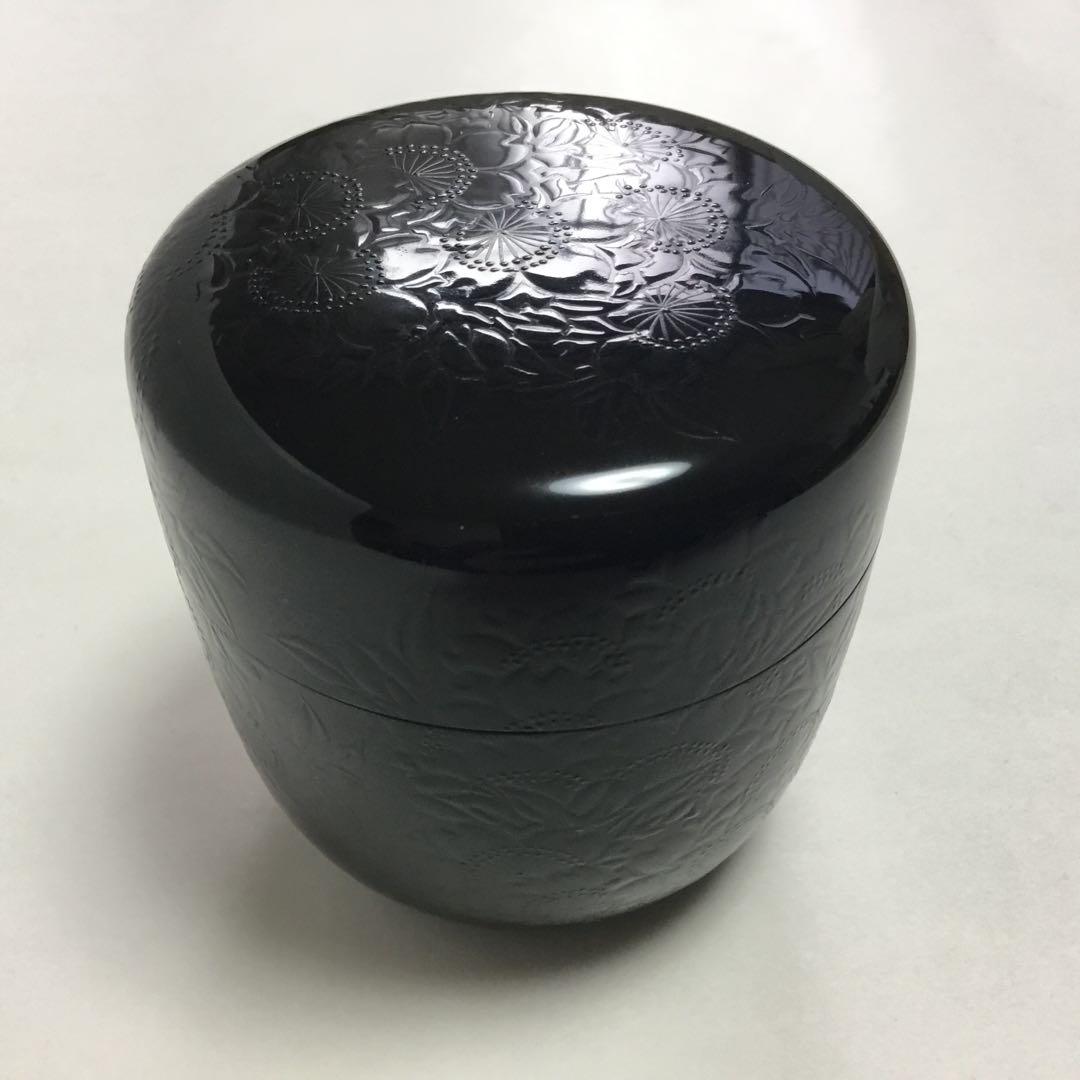 夜桜棗 茶道具 古物品