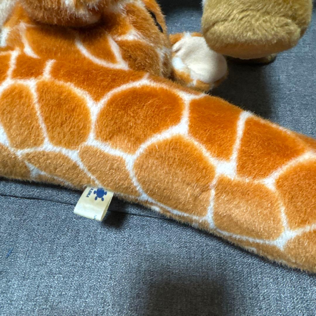 希少　キリン　大きなぬいぐるみ（CUTE）＆ハンガー（NAKAJIMA）