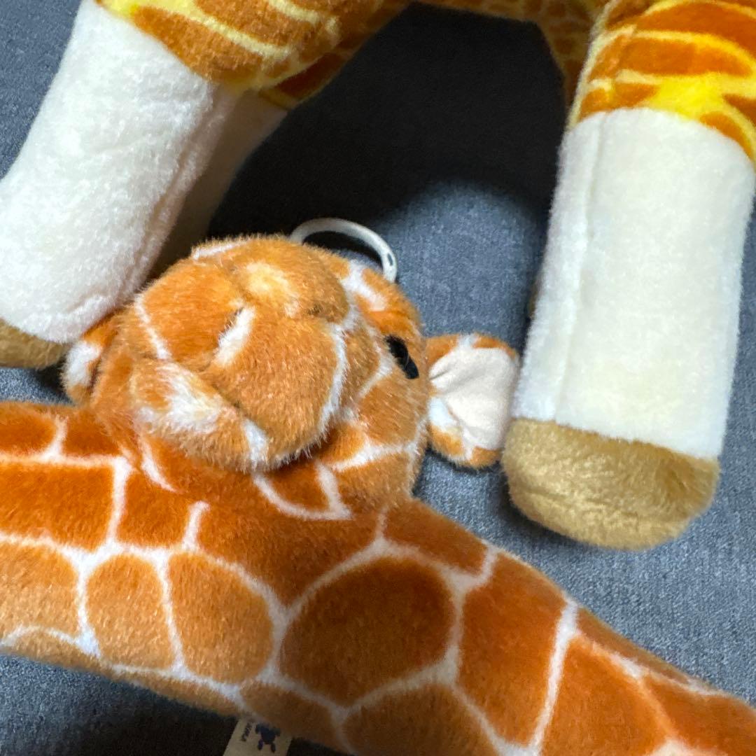 希少　キリン　大きなぬいぐるみ（CUTE）＆ハンガー（NAKAJIMA）