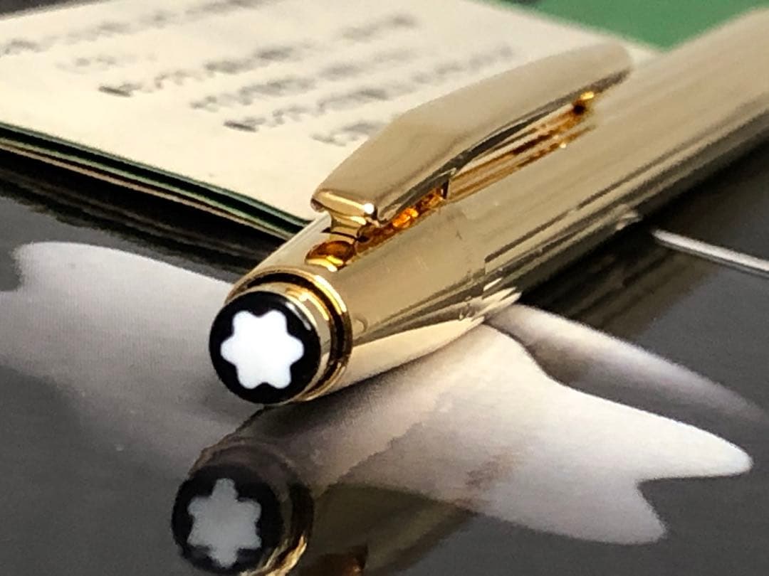 ⭐️金運を呼ぶ総金張り⭐️モンブラン⭐️ノブレスNo1947⭐️世界中で支持の高い逸品⭐️