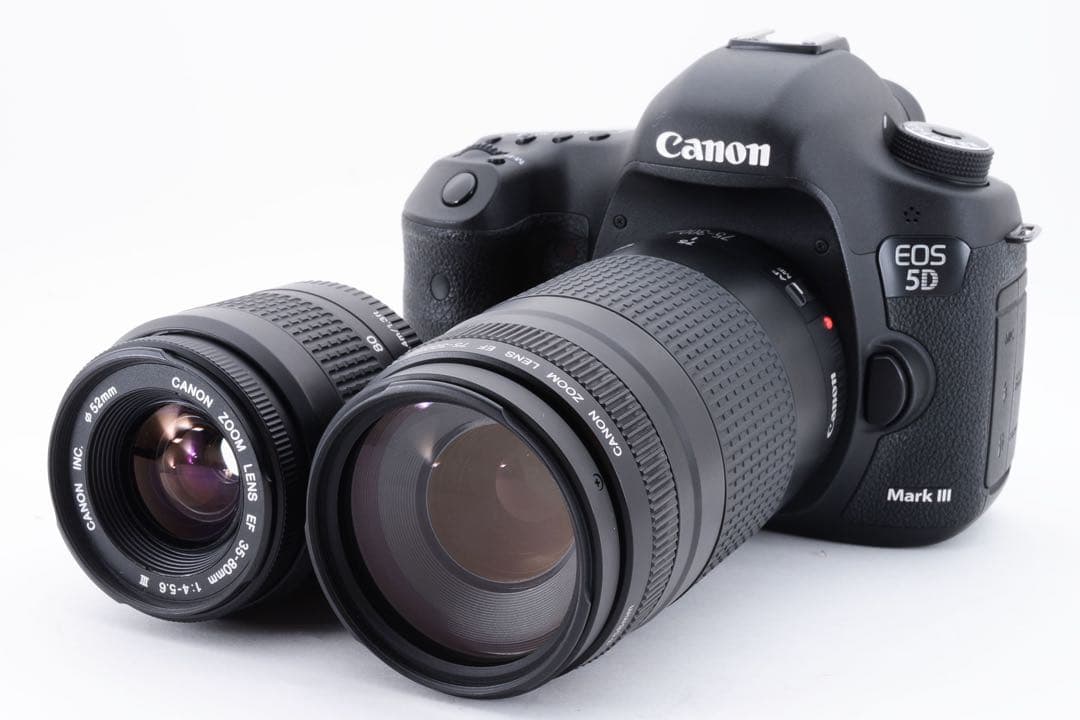 一眼レフカメラ/Canon EOS 5D mark III標準&望遠レンズセット