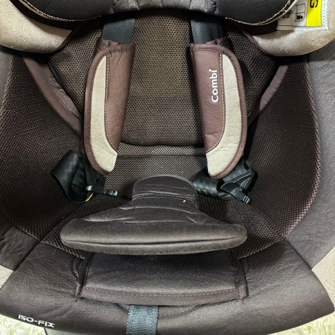 極美品　Combi ネルーム ISOFIX エッグショック NF-700 茶