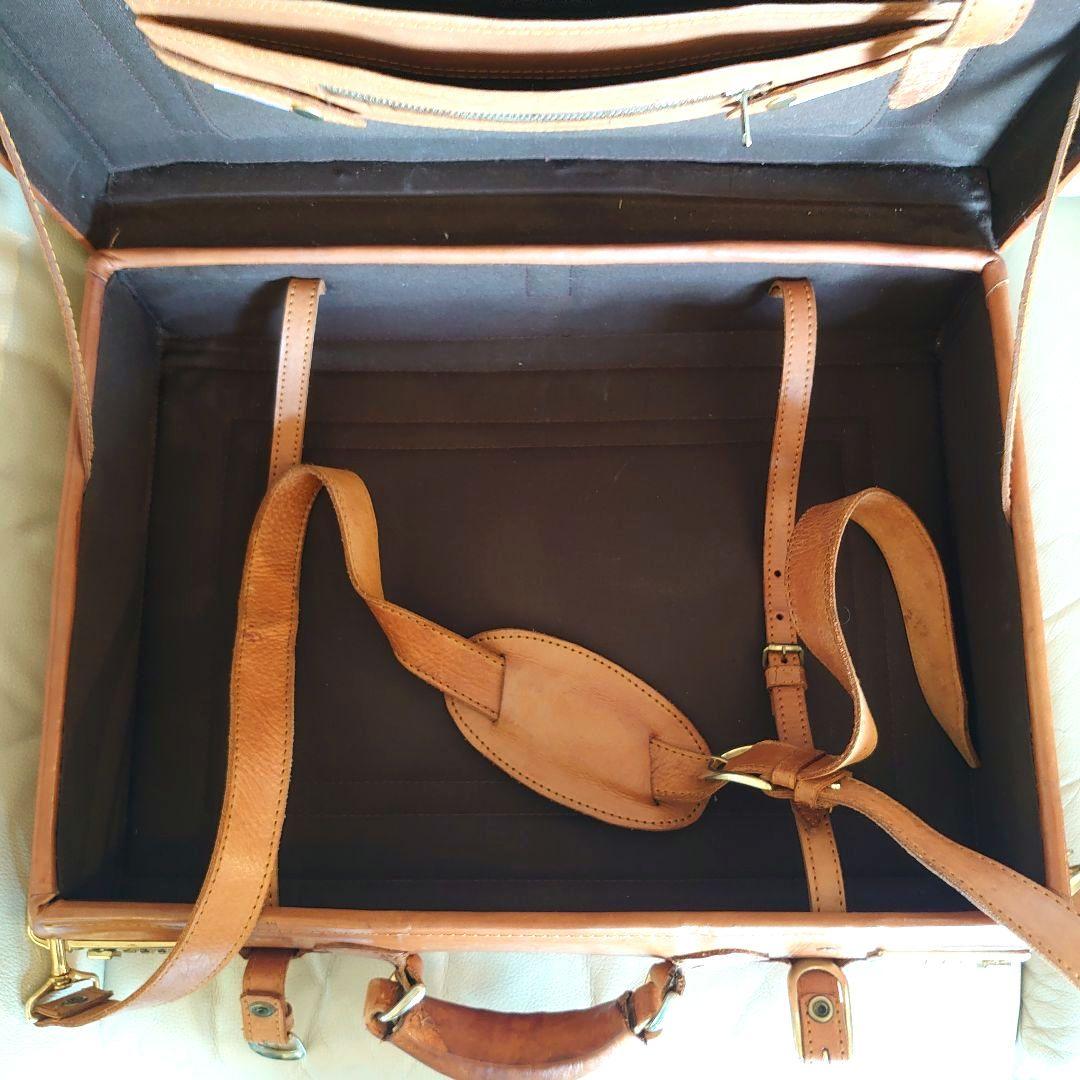 本革製　トランクケース ブラウン（ハンズセレクト）