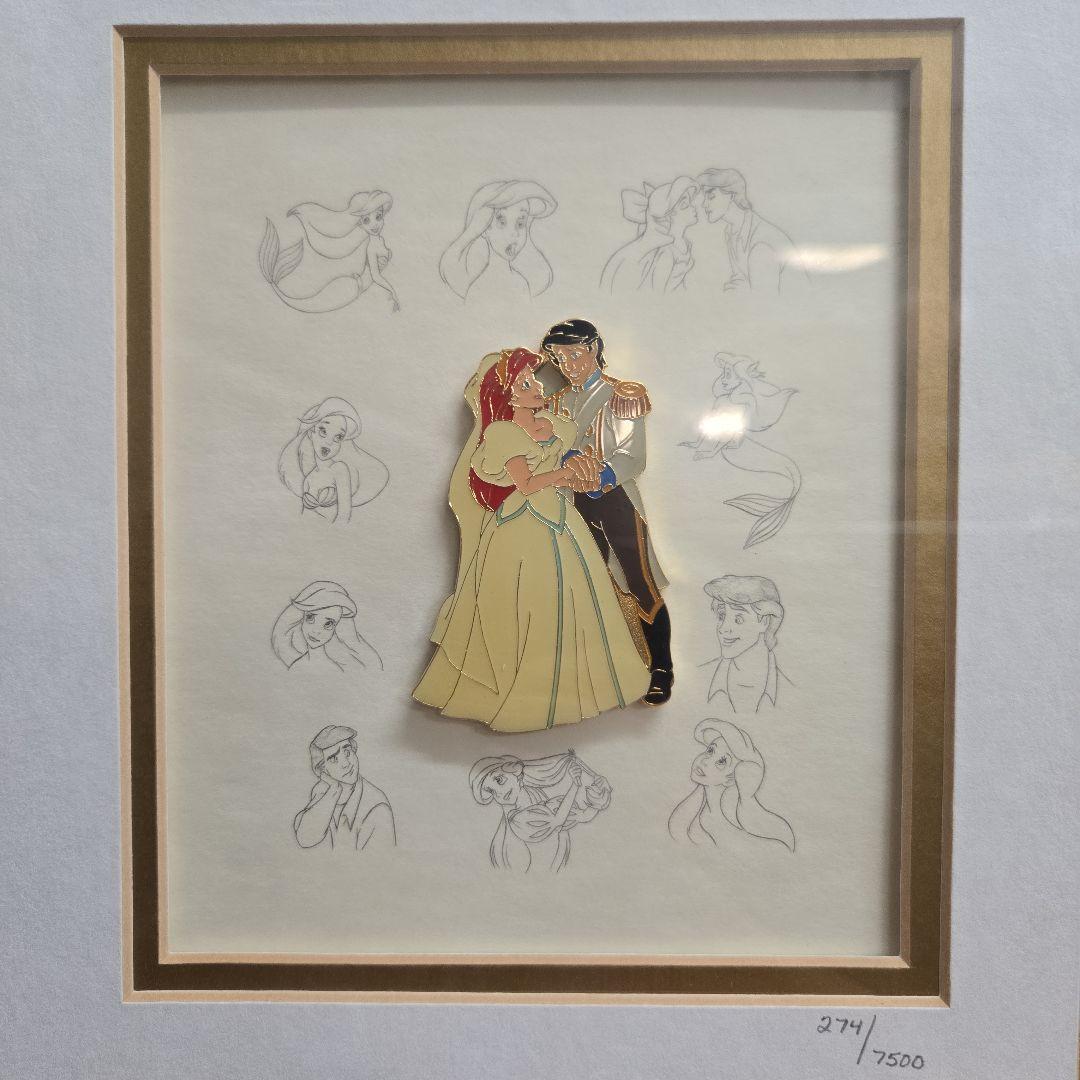 Disney　アリエルとエリックの限定アート作品