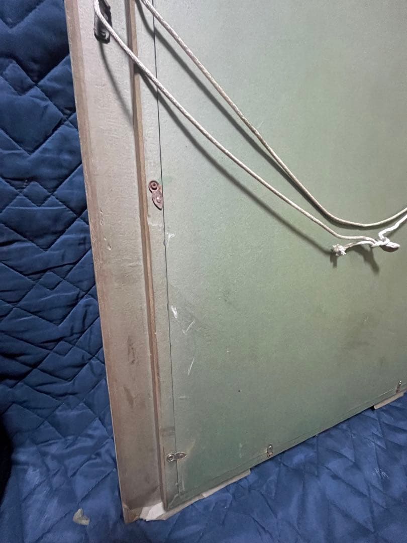 （引き取り専） 1975年　奥津国道　陽ざし　額縁付き　F10 油絵