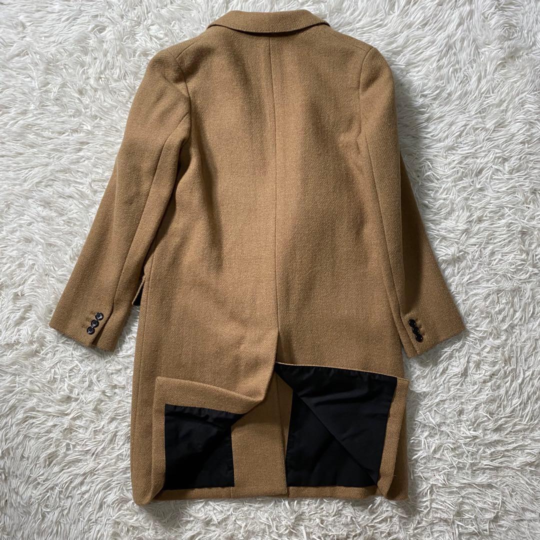 【美品】マーガレットハウエル　チェスターコート　ハリスツイードコラボ　別注　比翼