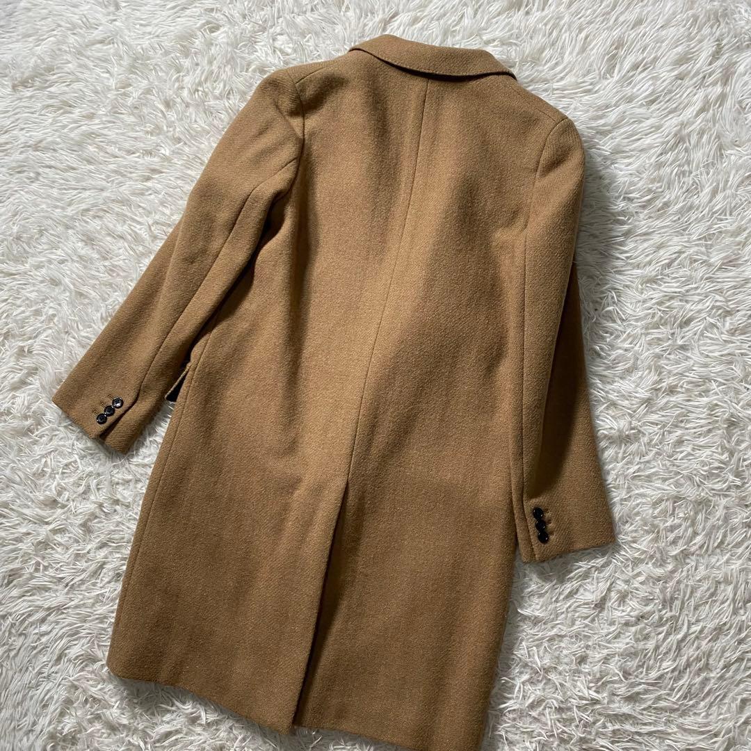 【美品】マーガレットハウエル　チェスターコート　ハリスツイードコラボ　別注　比翼