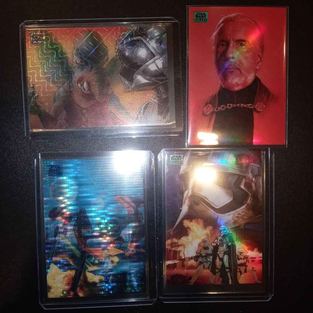 2024 Chrome Galaxy Star Wars 4枚セット　シリ