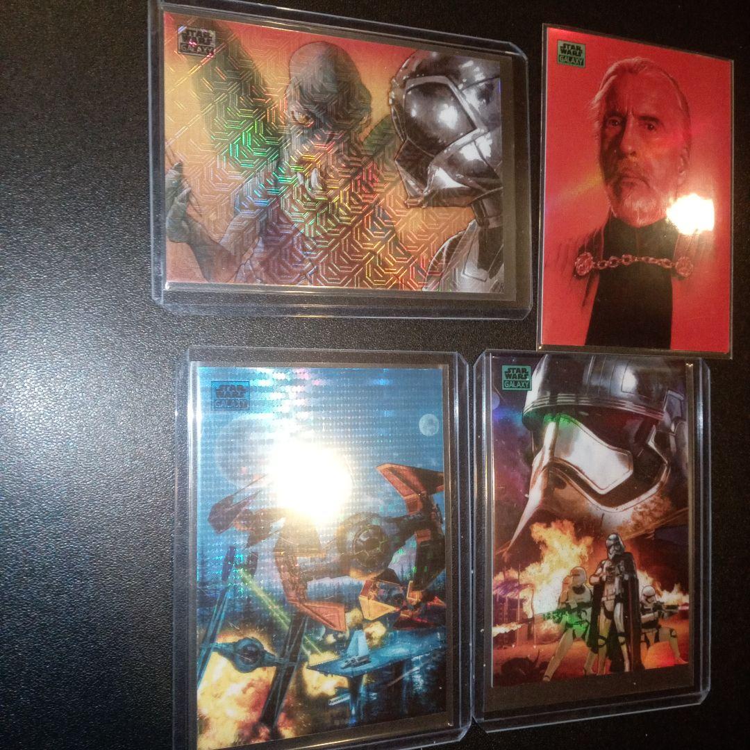 2024 Chrome Galaxy Star Wars 4枚セット　シリ