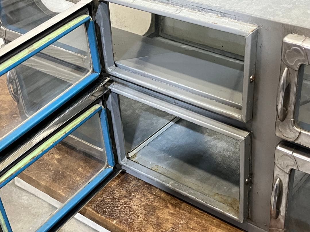 「希少」昭和レトロ Rガラス駄菓子ショーケース 駄菓子屋陳列ケース 什器