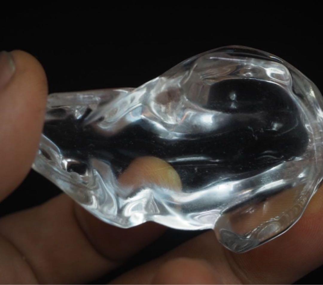 送料無料　時代物　天然水晶製鼠　縁起物　6×4×2.5ｃｍ　重70ｇ　本物保証