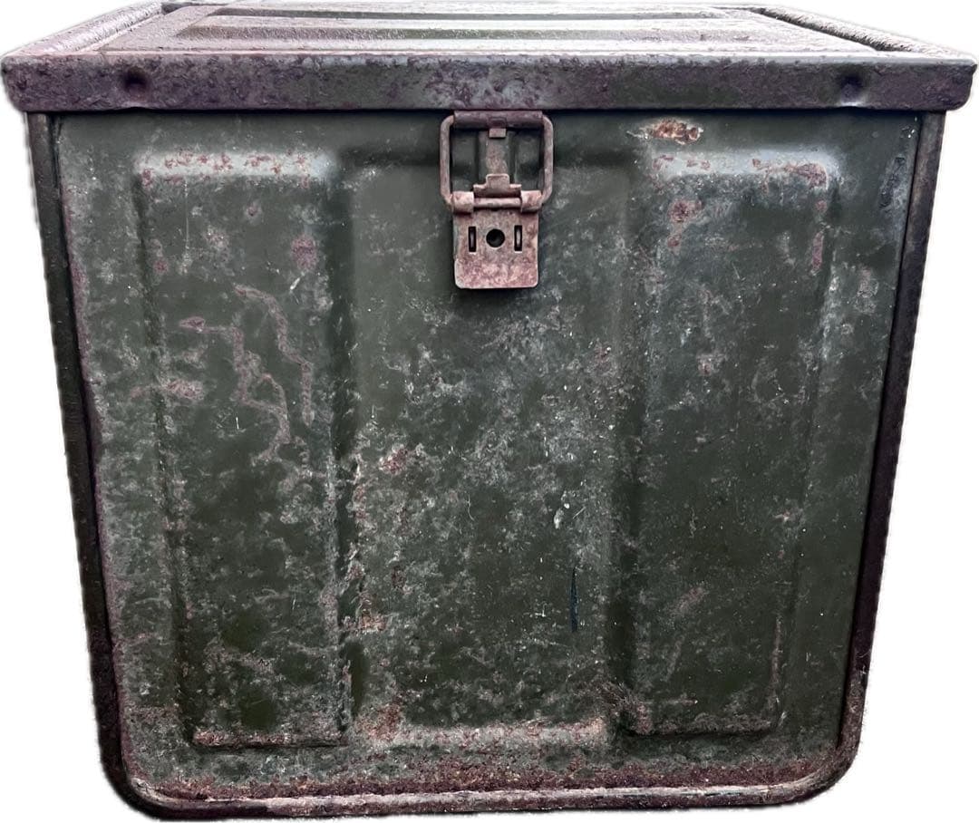 m*n様 【希少】米軍特大アモ缶1940年代R3FBA 弾薬箱 12 FUSES