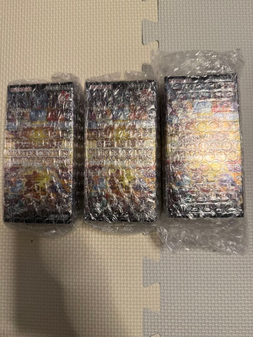 シュリンク付遊戯王 QUARTER CENTURY COLLECTION3BOX
