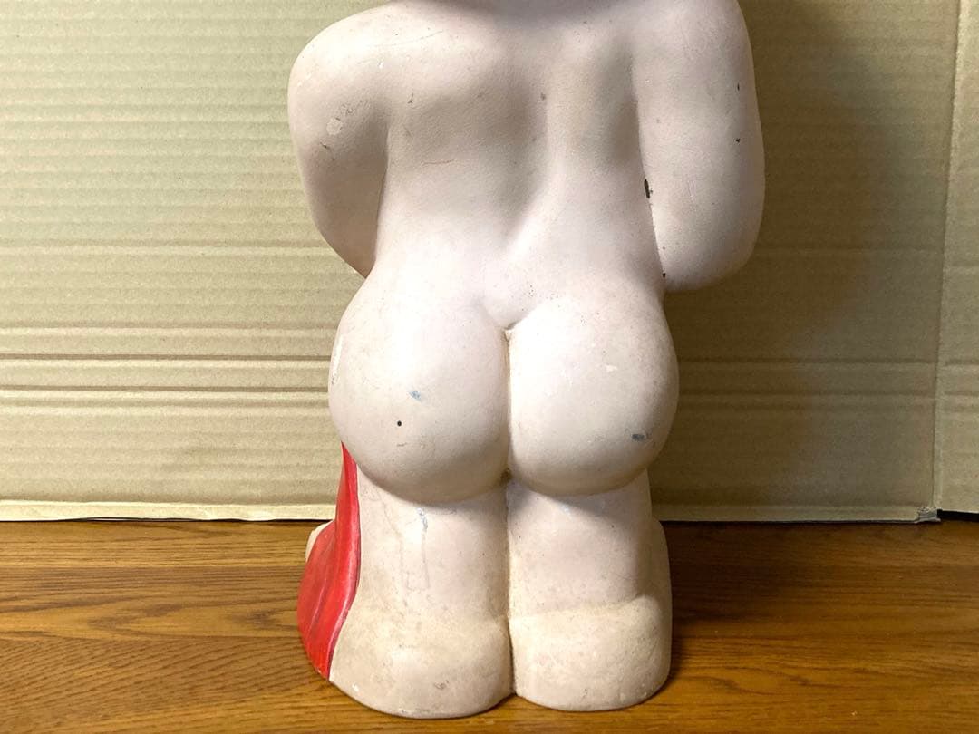 60年代 アンティーク 美少女 美女 ダンベル ボディビル フィギュア 当時物