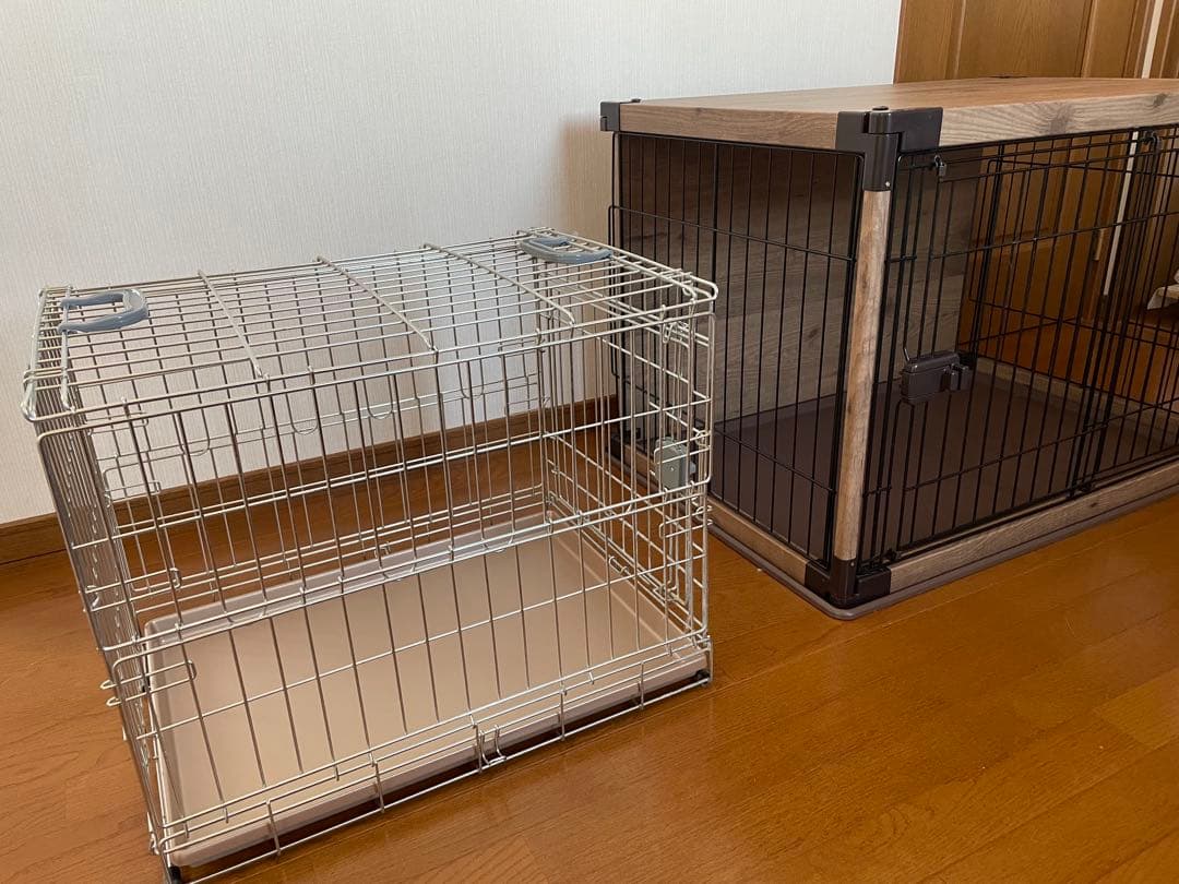 ほぼ未使用 美品☆ 犬 ケージ DCM ウッディサークル ミニケージ他おまけ付き