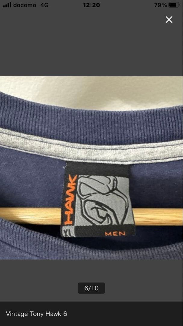 90s TONY HAWK Tシャツ ネイビー 紺 トニーホーク ヴィンテージ