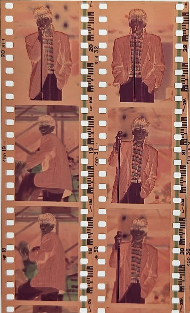 安全地帯玉置浩二ネガフィルム15コマ