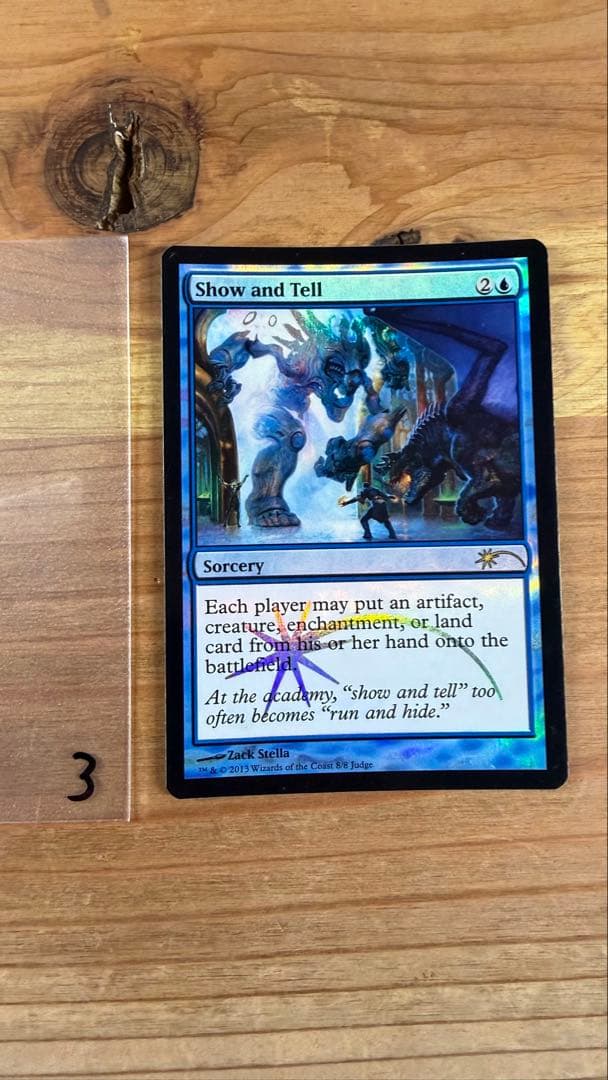 実物提示教育 foil 英語 3枚 ジャッジ褒賞