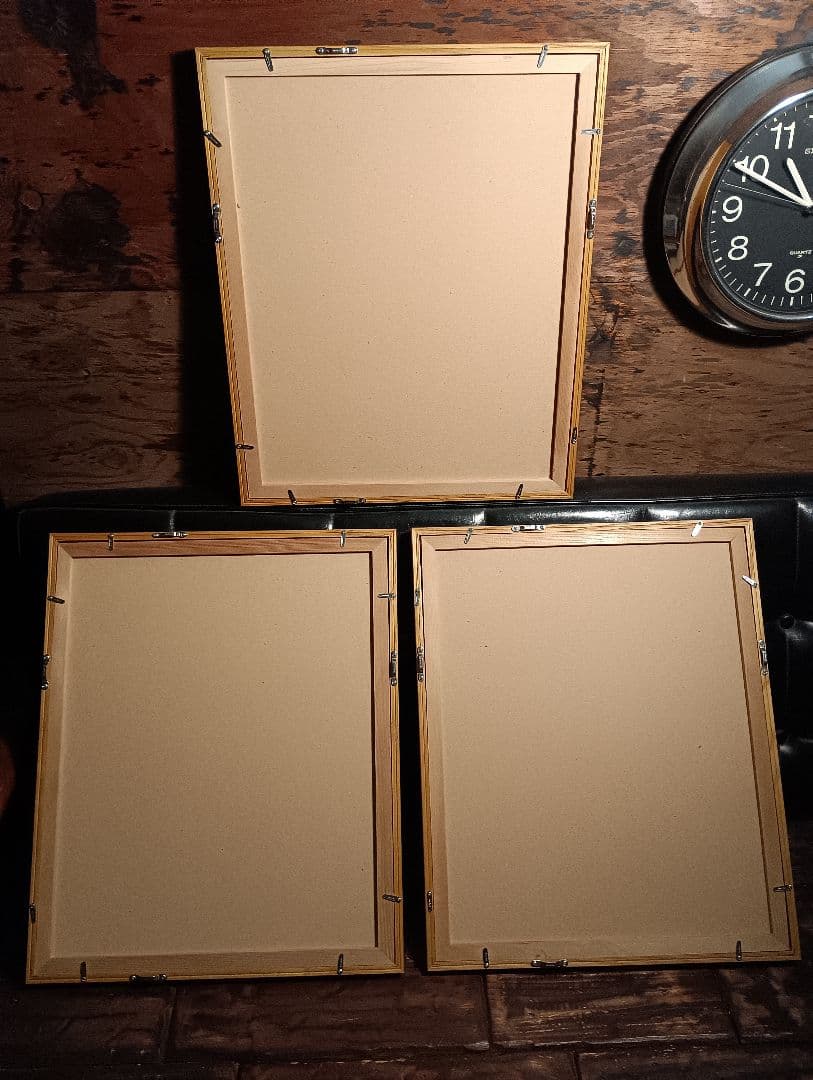 北欧暮らしの道具店　シルクスクリーン　ポスター　額入り　３点　ヴィンテージ　皿