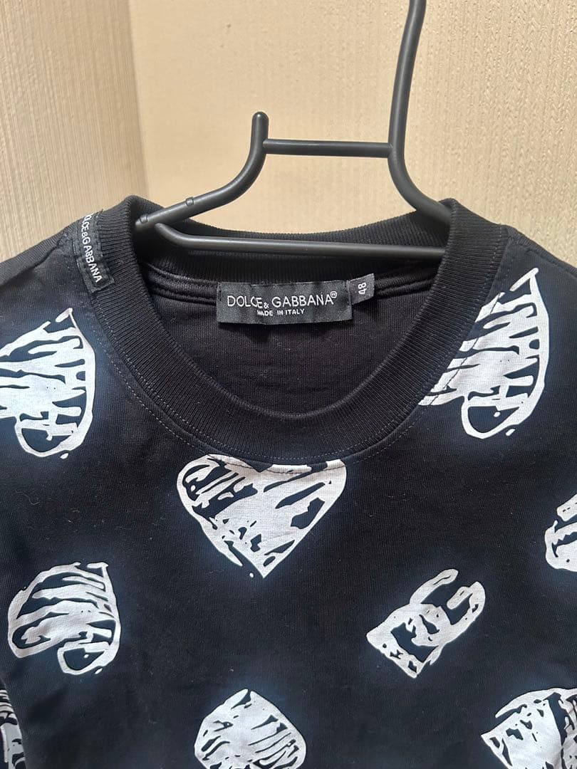 ✨希少✨DOLCE & GABBANA ハート柄 Tシャツ48
