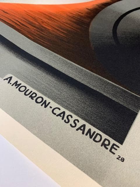 L.M.S Best Way カッサンドル リトグラフ アートポスター