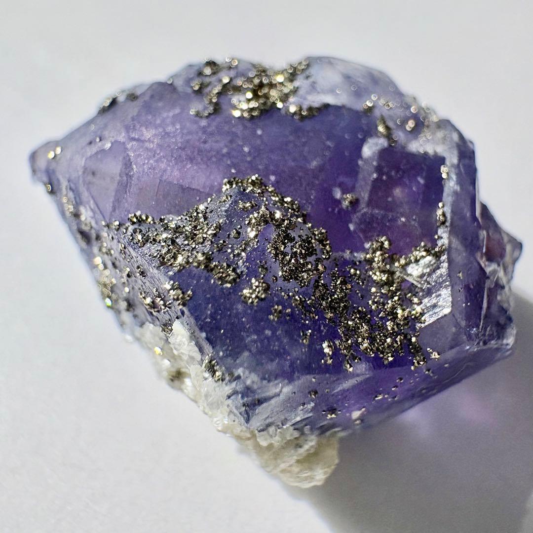 515 中国 内モンゴル産 レアタイプ フローライト&パイライト