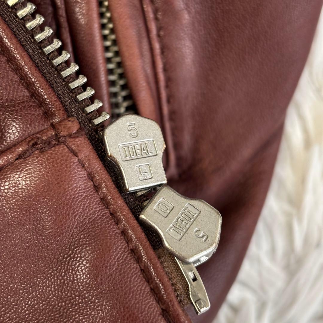 ユナイテッドアローズ ライダースジャケット シングル ラムレザー