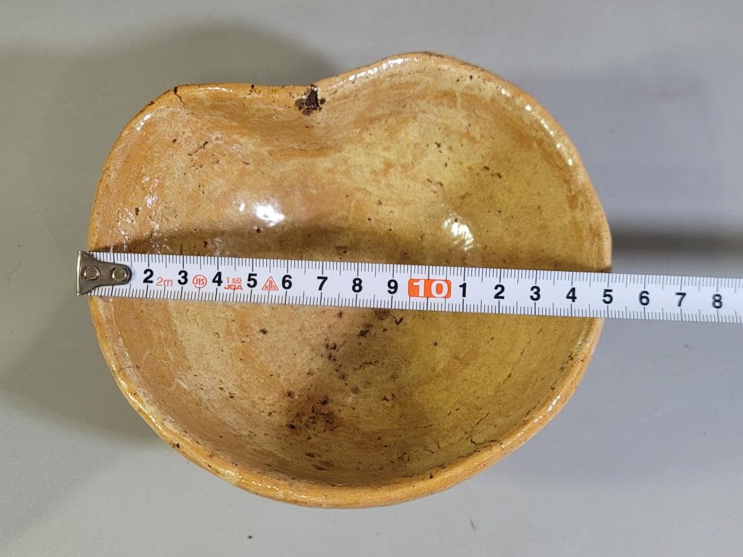 茶道具 古萩 沓茶碗 時代物 DT252