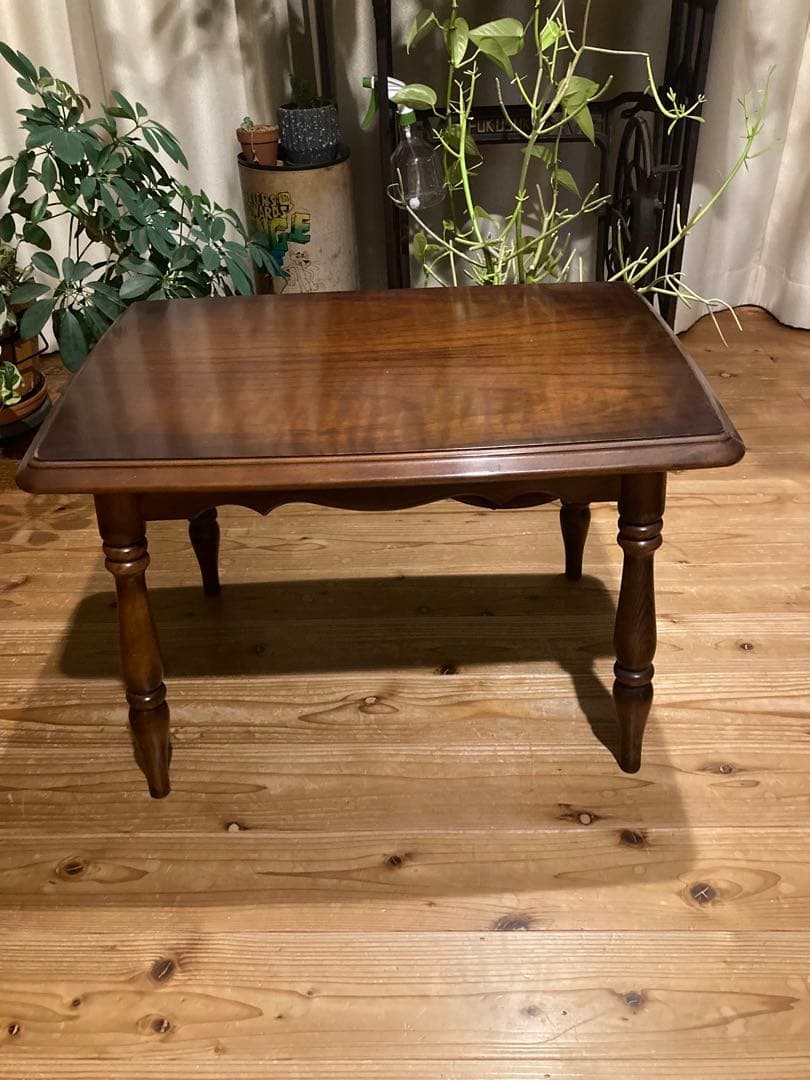 カリモク　アンティークサイドテーブル　コーヒーテーブル②