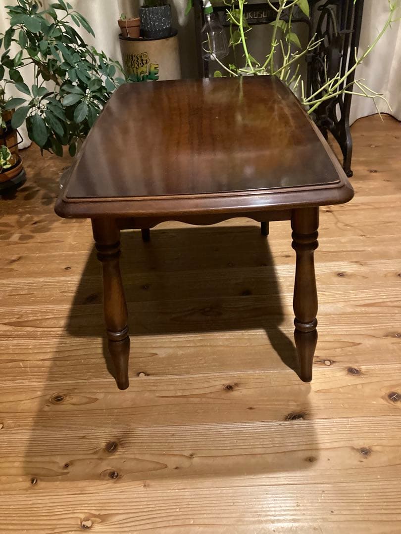 カリモク　アンティークサイドテーブル　コーヒーテーブル②