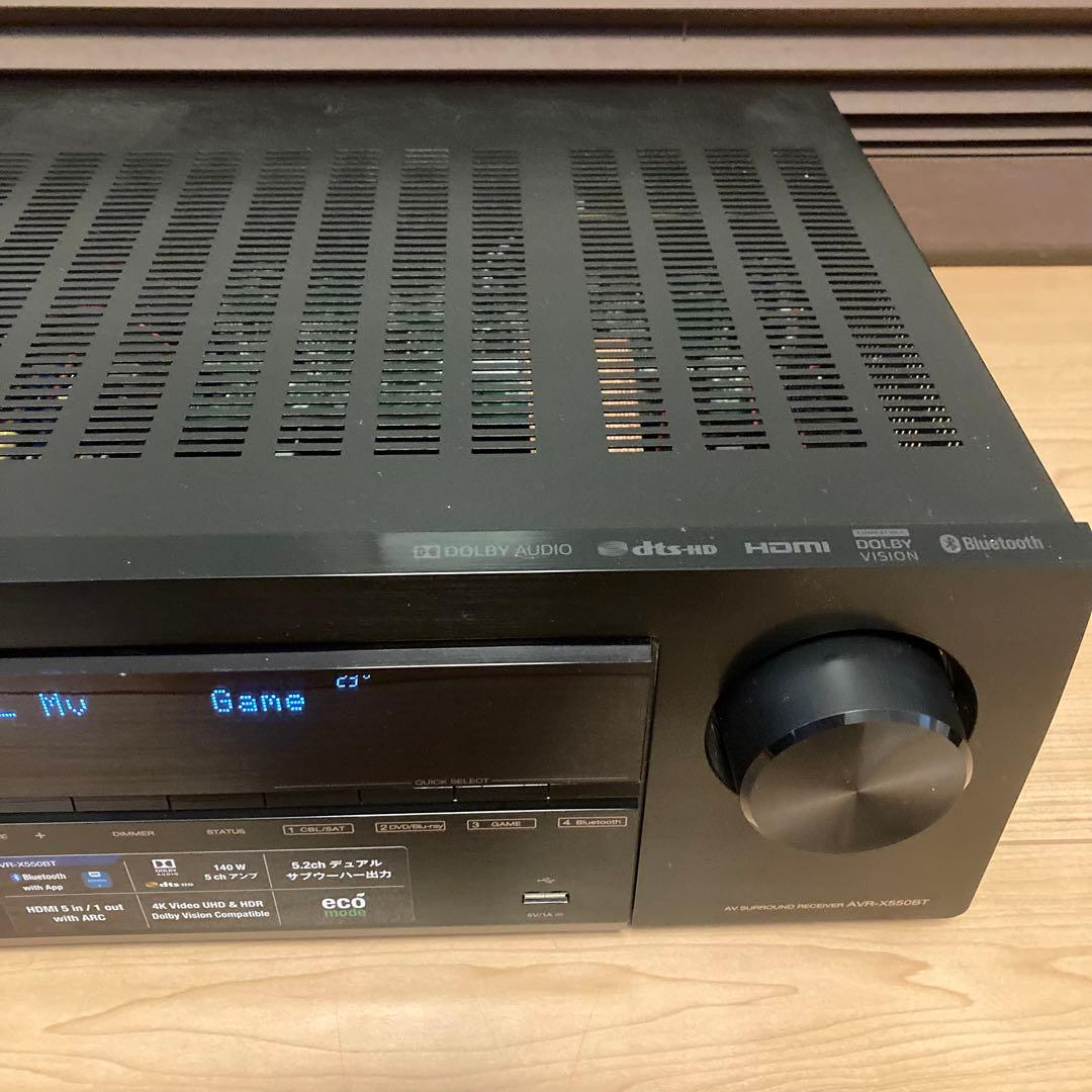 DENON AVR-X550BT AVサラウンドレシーバー デノン AVアンプ