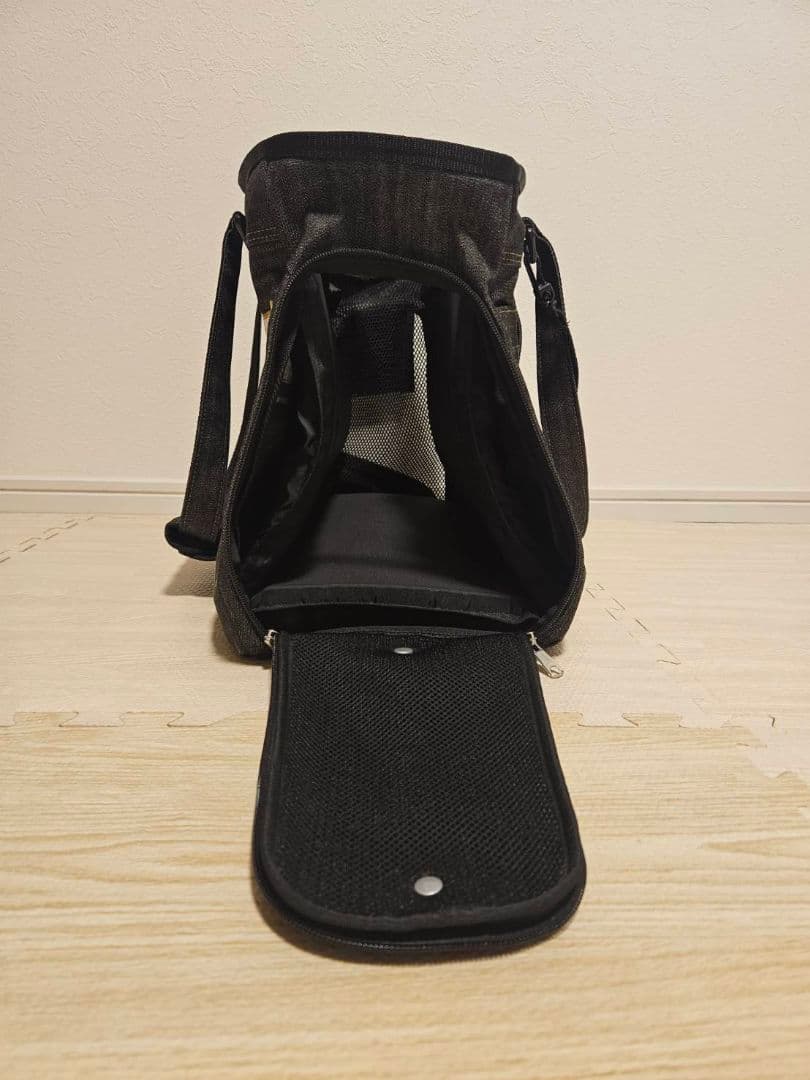 【L・I・P】洗えるキャリーバッグLサイズ デニムブラック