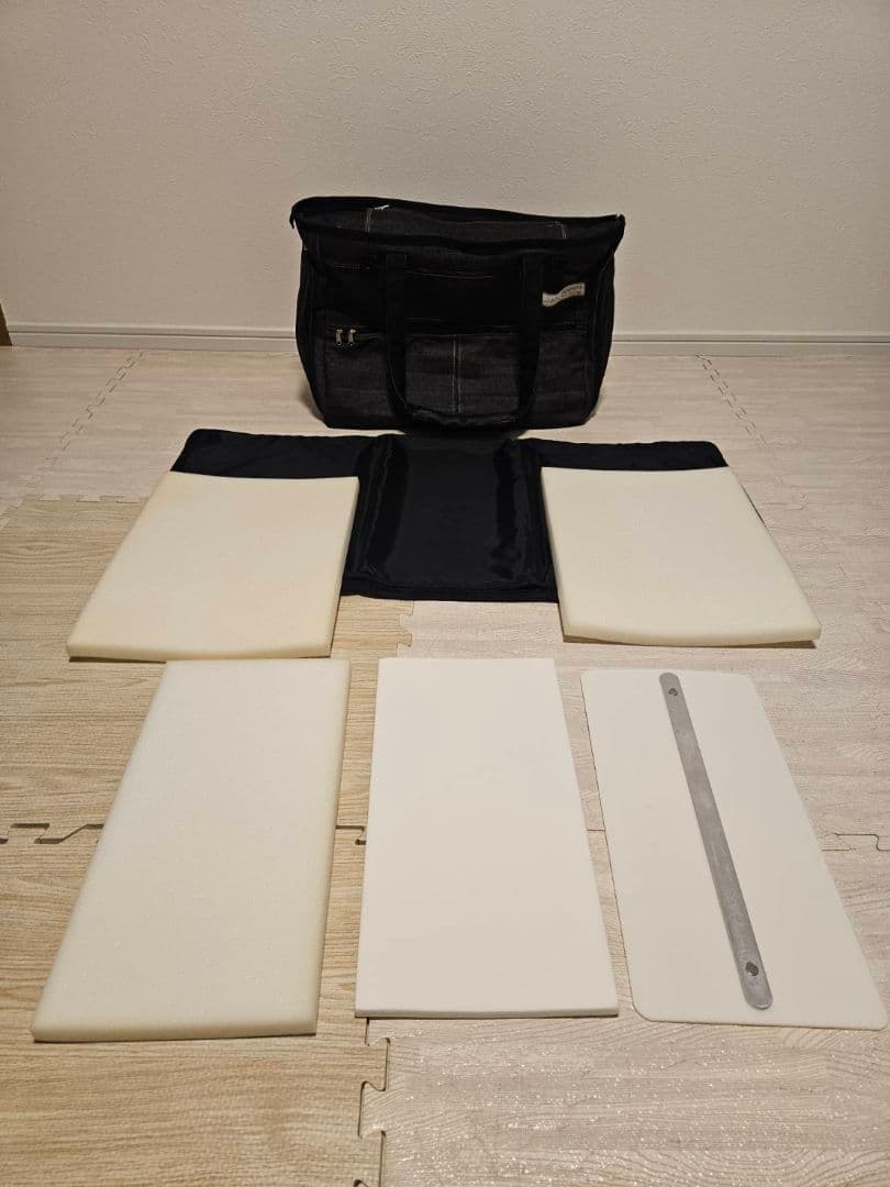 【L・I・P】洗えるキャリーバッグLサイズ デニムブラック