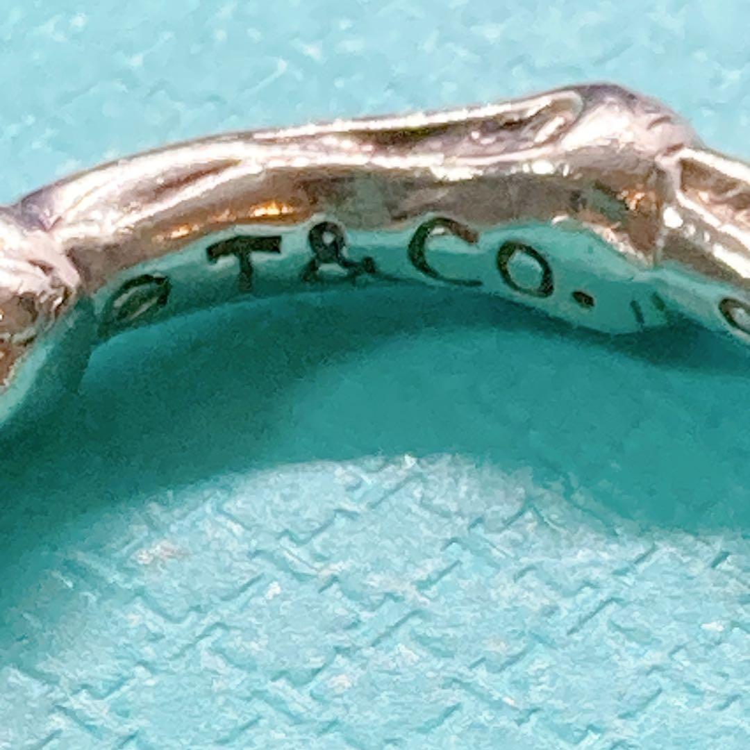 ティファニー バンブー リング 6～7.5号 925 シルバー 竹 オールド