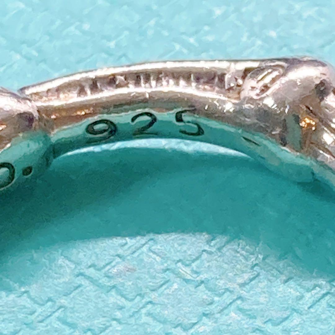 ティファニー バンブー リング 6～7.5号 925 シルバー 竹 オールド