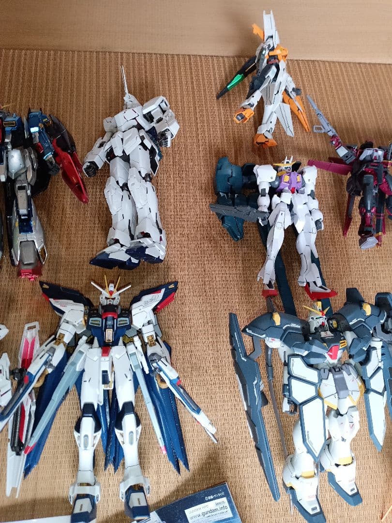 ガンダム組済みhgmgrgロボット魂