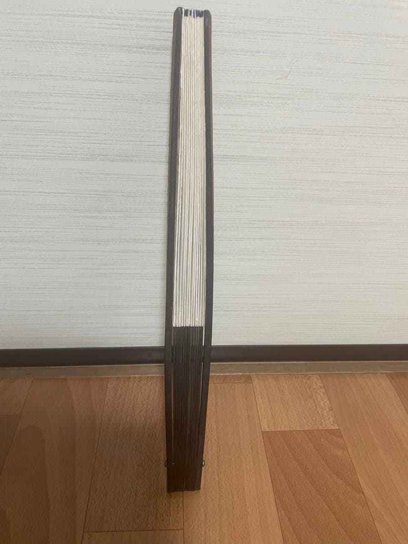 稀少名家盛丙云大师刻 牡丹诗文扇骨美術品 古董品收藏品