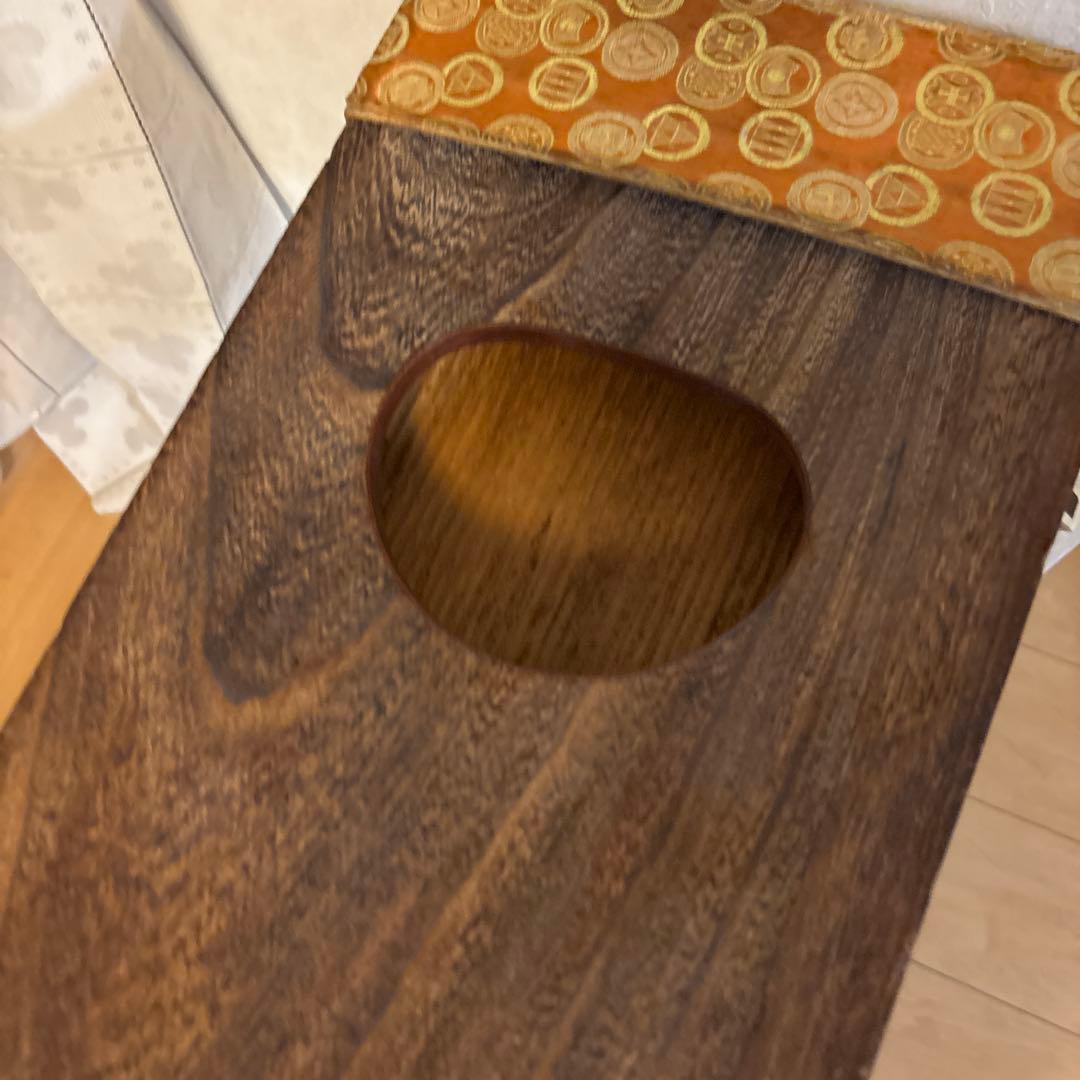 琴　お琴　箏　すだれ彫り　和楽器　13弦　花柄装飾　並甲　くり甲　f721