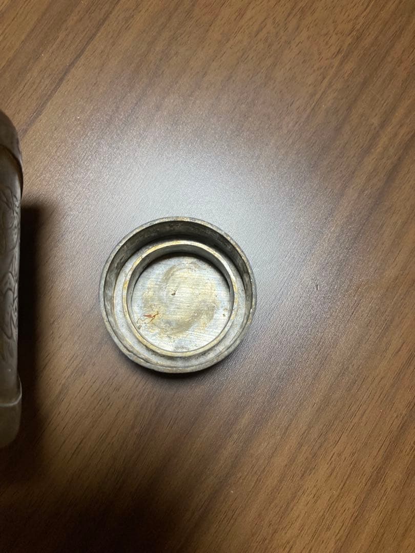 龍*ん様 光大正金王市天順制 骨董品 茶入れ アンティーク