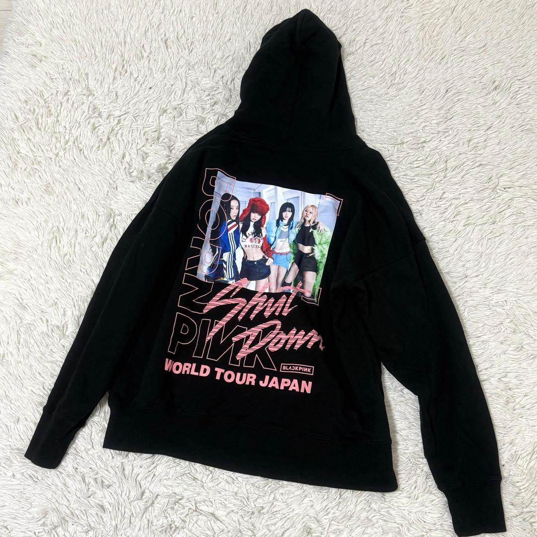 BLACKPINK JAPAN パーカー L ビッグオーバーサイズバックプリント
