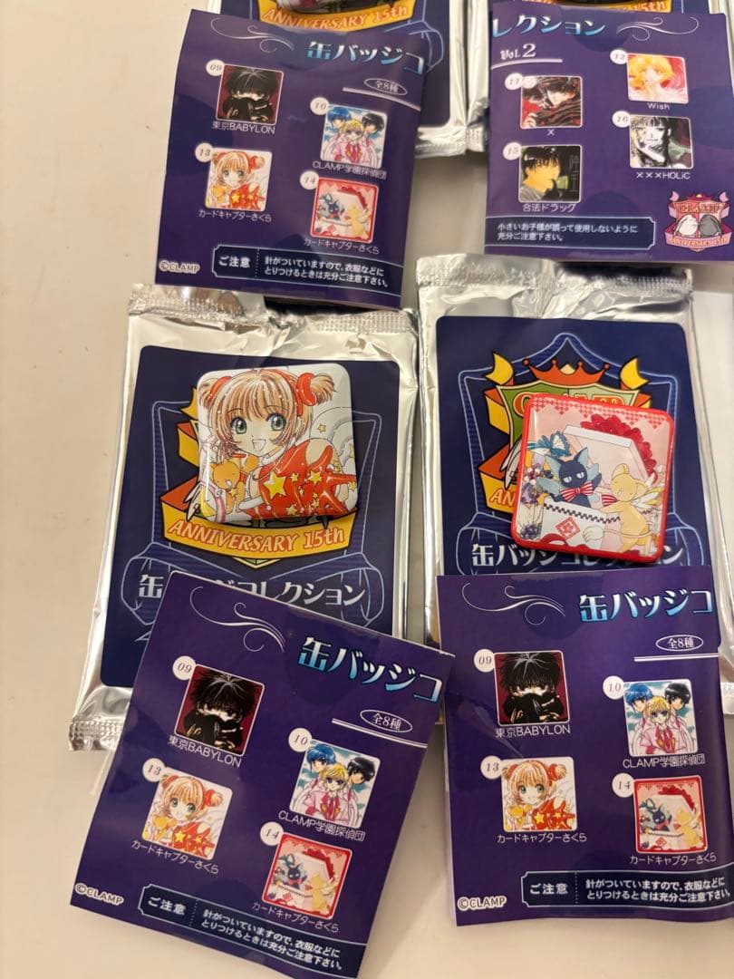 CLAMP ANNIVERSARY 15th 缶バッジコレクション