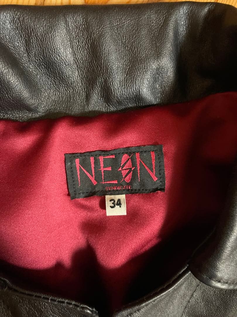 NEON LEATHER GARMENT ネオンレザー 666 パンク　革ジャン