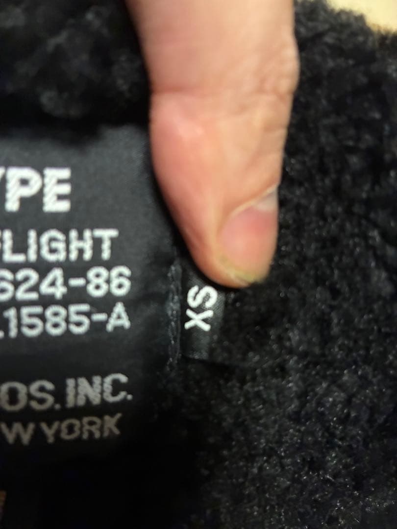 ショット×ロンハーマン　B6 ブラック　ムートン