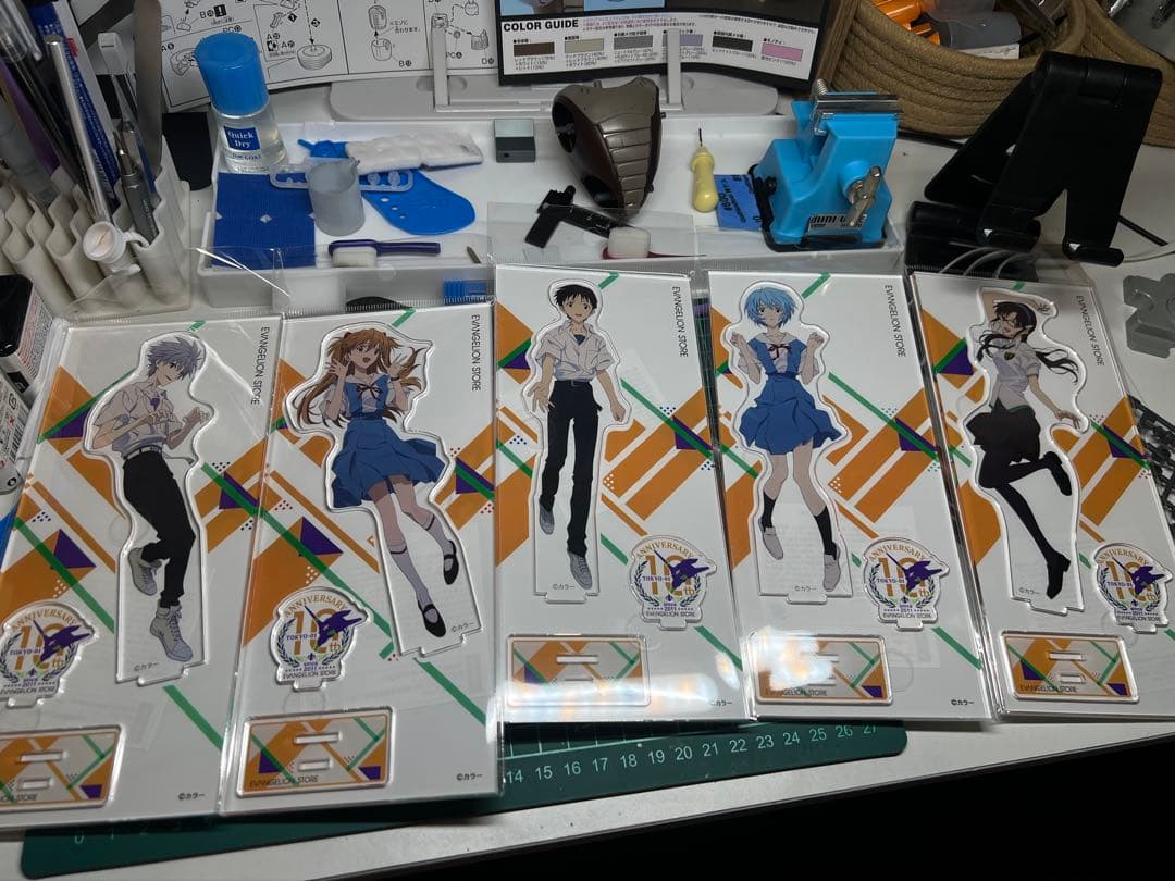 EVA store十週年アクリルスタンド5枚まとめ売り