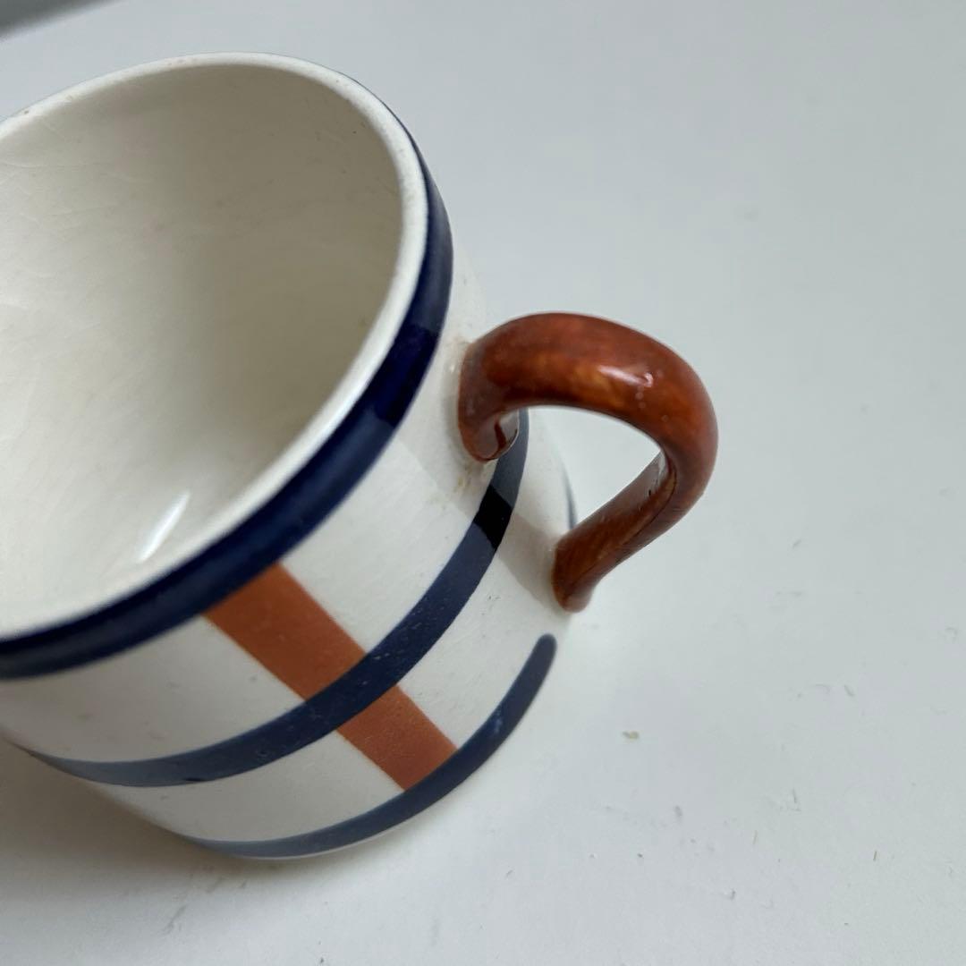 クレイユモントロー　デミタスカップ　ベアン　バスク柄HBCM Bearn