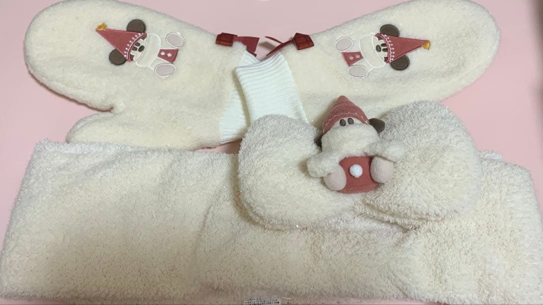 即日発送！ディズニー リルリンリン 手袋とマフラー 2点セット