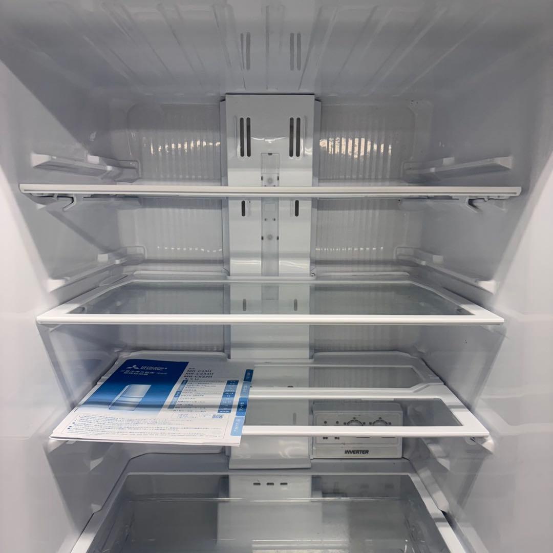 594 2023年製 三菱 大型冷蔵庫 300L強自動製氷 小型 家庭用 右開き